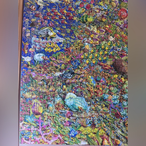 Ravensburger Adam Parsons 1500 Piece Jigsaw Puzzle Shoal Visschool - Picture 9 of 14